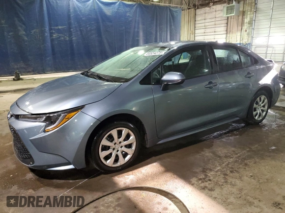 2021 Toyota Corolla LE with VIN 5YFEPMAE4MP187080, listed as a Copart auction lot 44524275 with 86,445 mi miles and Non Repairable. Bid and sale history available at DreamBid. Image 1.