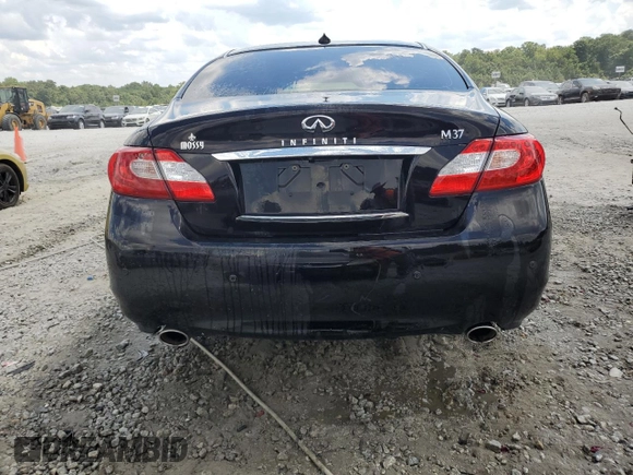 2013 Infiniti M37 with VIN JN1BY1AP0DM512717, listed as a Copart auction lot 69612474 with 125,102 mi miles and Salvage Title. Bid and sale history available at carsss.com. Image 6.