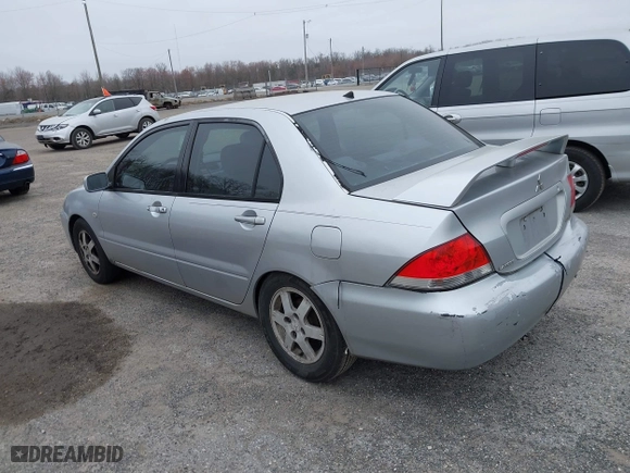 2004 Mitsubishi Lancer LS with VIN JA3AJ36E44U020349, listed as a IAAI auction lot 41714325 with 1 mi miles. Bid and sale history available at carsss.com. Image 3.