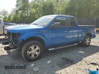 2009 Ford F-150 STX with VIN 1FTRX12849FB49503, listed as a Copart auction lot 55415215 with 283,109 mi miles and Salvage title. Bid and sale history available at DreamBid. Image 1.