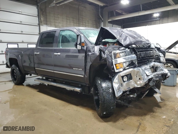 2015 Chevrolet Silverado 2500HD LTZ with VIN 1GC1KWE89FF579463, listed as a Copart auction lot 47570195 with 0 mi miles and Salvage Title. Bid and sale history available at carsss.com. Image 4.