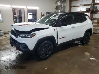 2023 Jeep Compass Trailhawk с VIN 3C4NJDDNXPT567085, выставлен на аукционе Copart как лот 66748205 с пробегом 45 720 миль миль и Чистый • Clean title. История ставок и продаж доступна на DreamBid. Изображение 1.