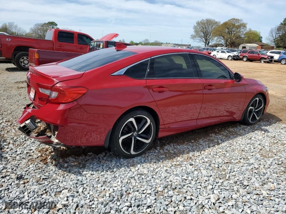 2018 Honda Accord Sedan Sport 1.5T with VIN 1HGCV1F39JA031427, listed as a Copart auction lot 50409625 with 84,442 mi miles and Salvage Title. Bid and sale history available at carsss.com. Image 3.