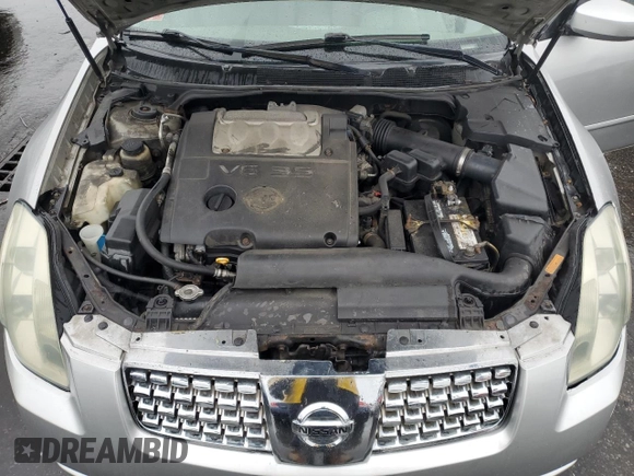 2005 Nissan Maxima SE with VIN 1N4BA41E15C830487, listed as a Copart auction lot 57828975 with 237,908 mi miles and Salvage title. Bid and sale history available at DreamBid. Image 11.
