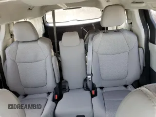 2024 Toyota Sienna LE with VIN 5TDKRKECXRS190669, listed as a Copart auction lot 52487115 with 0 mi miles and Salvage Title. Bid and sale history available at carsss.com. Image 10.