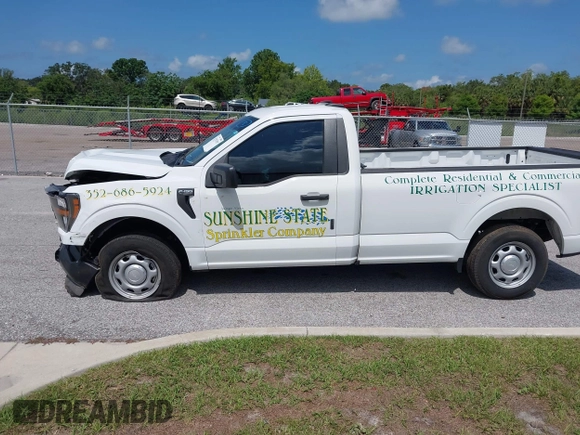 2023 Ford F-150 XL with VIN 1FTMF1CP7PKF84555, listed as a IAAI auction lot 42197597 with 12,216 mi miles and . Bid and sale history available at DreamBid. Image 15.