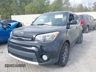 2018 Kia Soul + with VIN KNDJP3A57J7581176, listed as a IAAI auction lot 41722549 with 279,474 mi miles. Bid and sale history available at carsss.com. Image 2.