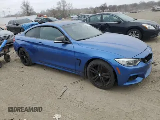 2014 BMW 4 Series 428i xDrive with VIN WBA3N9C5XEK245049, listed as a Copart auction lot 48901785 with 89,966 mi miles and Salvage title. Bid and sale history available at DreamBid. Image 4.