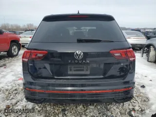 2023 Volkswagen Tiguan SE R-Line Black with VIN 3VV8B7AX5PM009612, listed as a Copart auction lot 46027305 with 26,612 mi miles and Clean Title. Bid and sale history available at carsss.com. Image 6.