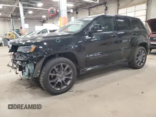 2020 Jeep Grand Cherokee High Altitude with VIN 1C4RJFCT5LC388388, listed as a Copart auction lot 50185075 with 55,205 mi miles and Salvage title. Bid and sale history available at DreamBid. Image 1.