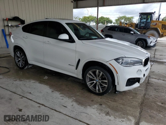 2016 BMW X6 sDrive35i with VIN 5UXKU0C56G0F93346, listed as a Copart auction lot 78287264 with 107,702 mi miles and Salvage Title. Bid and sale history available at carsss.com. Image 4.