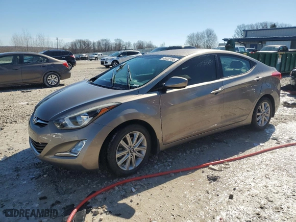 2015 Hyundai Elantra SE with VIN 5NPDH4AE1FH634490, listed as a Copart auction lot 49332185 with 0 mi miles and Clean Title. Bid and sale history available at carsss.com. Image 1.
