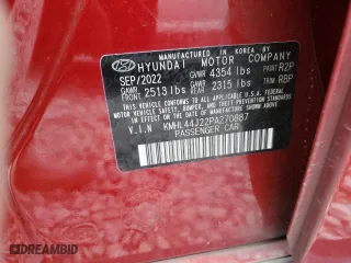 2023 Hyundai Sonata SEL Plus with VIN KMHL44J22PA270887, listed as a Copart auction lot 89155965 with 50,765 mi miles and Salvage Title. Bid and sale history available at carsss.com. Image 12.