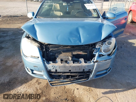 2007 Volkswagen Eos 2.0T with VIN WVWDA71F67V018252, listed as a IAAI auction lot 41853572 with 187,934 mi miles and . Bid and sale history available at DreamBid. Image 6.
