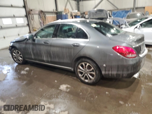 2018 Mercedes-Benz C 300 with VIN 55SWF4KB6JU275257, listed as a Copart auction lot 87821335 with 118,771 mi miles and Salvage Title. Bid and sale history available at DreamBid. Image 2.