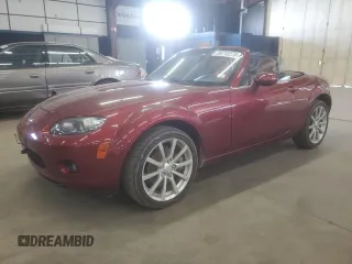 2006 Mazda MX-5 Miata Grand Touring with VIN JM1NC25F760121395, listed as a Copart auction lot 59712275 with 45,498 mi miles and Salvage title. Bid and sale history available at DreamBid. Image 1.