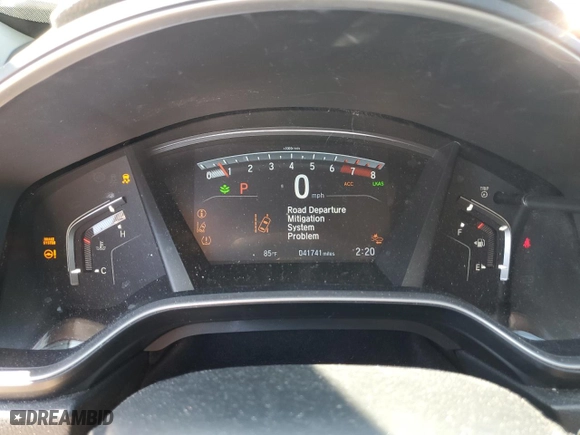 2022 Honda CR-V EX with VIN 7FARW2H53NE049305, listed as a Copart auction lot 46712075 with 41,741 mi miles and Salvage Title. Bid and sale history available at carsss.com. Image 9.