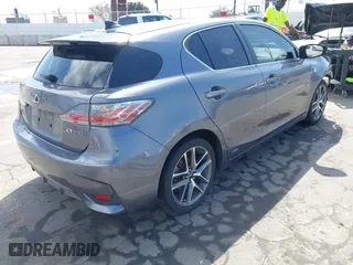 2015 Lexus CT 200h Hybrid with VIN JTHKD5BH0F2215015, listed as a IAAI auction lot 41824227 with 1 mi miles. Bid and sale history available at carsss.com. Image 4.
