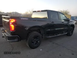 2021 Chevrolet Silverado 1500 Custom Trail Boss with VIN 3GCPYCEF6MG104130, listed as a Copart auction lot 82775624 with 62,408 mi miles and Salvage Title. Bid and sale history available at DreamBid. Image 3.