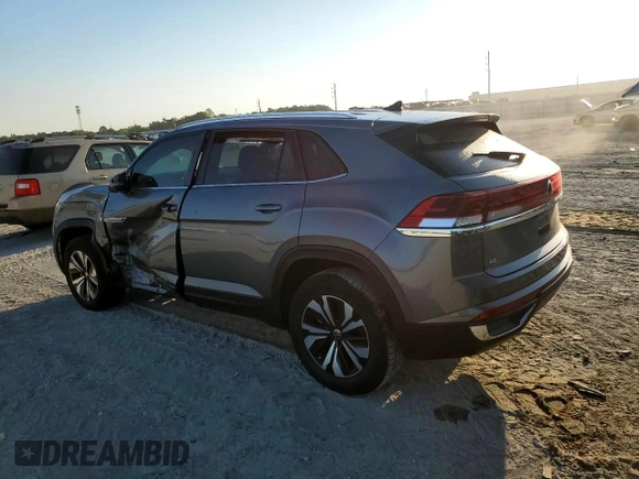 2024 Volkswagen Atlas SE with VIN 1V2DE2CA1RC203346, listed as a Copart auction lot 52594865 with Not provided miles and Salvage title. Bid and sale history available at DreamBid. Image 2.