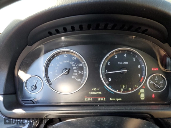 2016 BMW 5 Series 528i xDrive with VIN WBA5A7C50GG148473, listed as a Copart auction lot 88553375 with 92,195 mi miles and Salvage Title. Bid and sale history available at carsss.com. Image 9.
