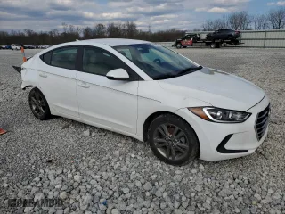 2017 Hyundai Elantra SE with VIN 5NPD84LF3HH054506, listed as a Copart auction lot 52057685 with 117,669 mi miles and Salvage Title. Bid and sale history available at carsss.com. Image 4.