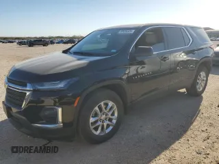 2023 Chevrolet Traverse LS with VIN 1GNERFKW5PJ168728, listed as a Copart auction lot 48636525 with 20,066 mi miles and Salvage Title. Bid and sale history available at carsss.com. Image 1.