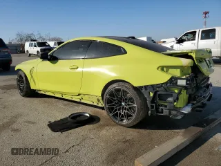 2024 BMW M4 Competition xDrive with VIN WBS43AZ04RCR88518, listed as a Copart auction lot 42260665 with 20,528 mi miles and Salvage Title. Bid and sale history available at carsss.com. Image 2.