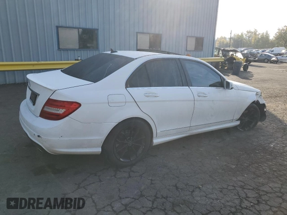 2014 Mercedes-Benz C 350 Sport with VIN WDDGF5HB1EA957888, listed as a Copart auction lot 77812964 with 126,409 mi miles and Salvage Title. Bid and sale history available at DreamBid. Image 3.