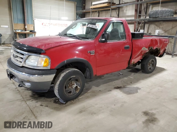 2003 Ford F-150 XL z VIN 2FTRF18W93CB06996, wystawiony jako Copart lot #42758725 z przebiegiem 142 428 mil mil oraz Szkoda całkowita • Salvage title. Historia ofert i sprzedaży dostępna na DreamBid. Obrazek 1.