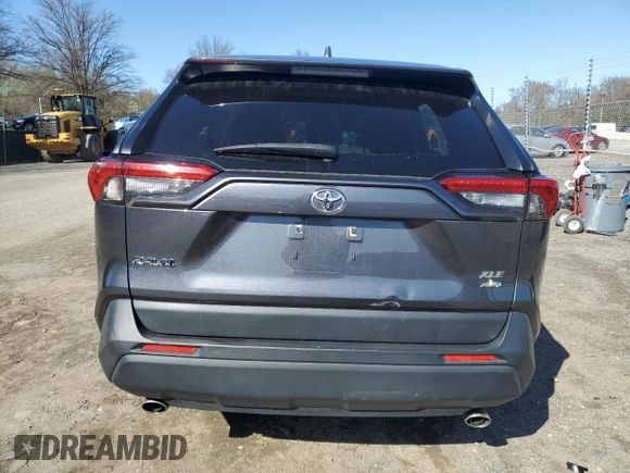 2020 Toyota RAV4 XLE with VIN JTMP1RFV2LD056442, listed as a Copart auction lot 51305755 with 134,357 mi miles and Salvage Title. Bid and sale history available at carsss.com. Image 6.