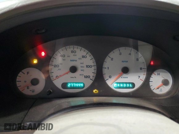 2003 Chrysler Town & Country LX with VIN 2C4GP44L83R132424, listed as a Copart auction lot 79268374 with 277,444 mi miles and Salvage Title. Bid and sale history available at DreamBid. Image 9.
