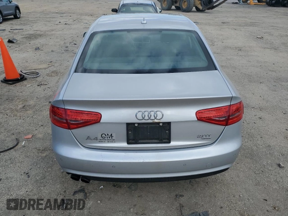 2013 Audi A4 Premium Plus with VIN WAUFFAFL9DN027798, listed as a Copart auction lot 56039275 with 160,521 mi miles and Non repairable. Bid and sale history available at DreamBid. Image 6.