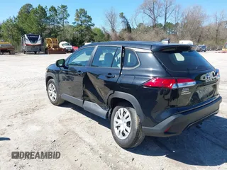 2024 Toyota Corolla Cross L with VIN 7MUAAAAG5RV075179, listed as a IAAI auction lot 41822074 with 31,521 mi miles and . Bid and sale history available at DreamBid. Image 3.