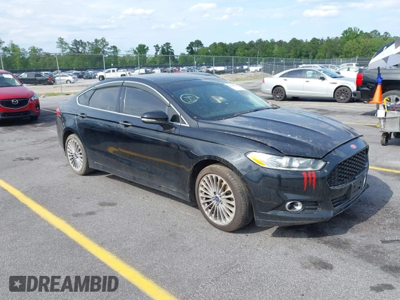 2016 Ford Fusion Titanium with VIN 3FA6P0K90GR179528, listed as a IAAI auction lot 42181213 with 230,264 mi miles. Bid and sale history available at carsss.com. Image 1.