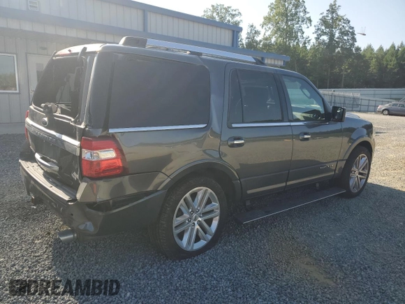 2017 Ford Expedition Platinum с VIN 1FMJU1MT6HEA27703, выставлен на аукционе Copart как лот 65897144 с пробегом 115 953 миль миль и Списание • Salvage title. История ставок и продаж доступна на DreamBid. Изображение 3.
