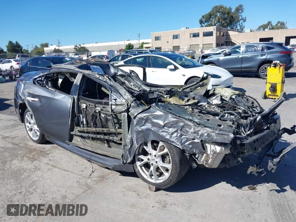 2012 Nissan Maxima 3.5 SV w/Sport Pkg with VIN 1N4AA5AP5CC801607, listed as a IAAI auction lot 40111719 with Not Provided miles. Bid and sale history available at carsss.com. Image 1.