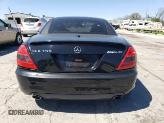 2006 Mercedes-Benz SLK 350 with VIN WDBWK56F46F086074, listed as a Copart auction lot 53111195 with 109,686 mi miles and Salvage Title. Bid and sale history available at DreamBid. Image 6.