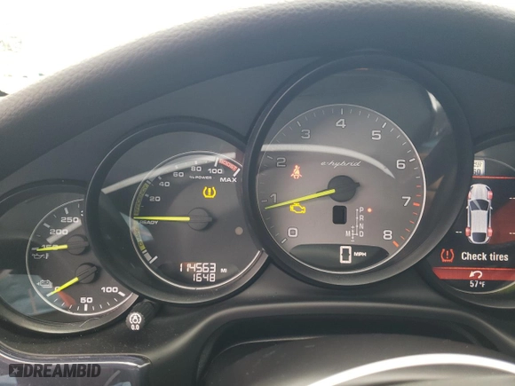 2016 Porsche Panamera S Hybrid with VIN WP0AD2A70GL040698, listed as a Copart auction lot 44634575 with 114,563 mi miles and Salvage Title. Bid and sale history available at carsss.com. Image 9.