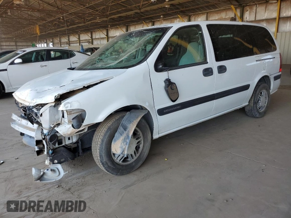 2003 Chevrolet Venture 1SA z VIN 1GNDX03E53D275422, wystawiony jako Copart lot #63432244 z przebiegiem 21 591 mil mil oraz Szkody całkowita. Historia ofert i sprzedaży dostępna na DreamBid. Obrazek 1.