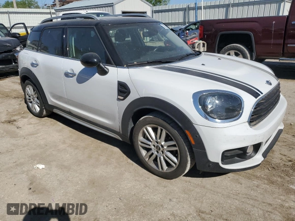 2019 MINI Countryman Cooper with VIN WMZYS7C59K3F46555, listed as a Copart auction lot 53354775 with 82,034 mi miles and Salvage title. Bid and sale history available at DreamBid. Image 4.