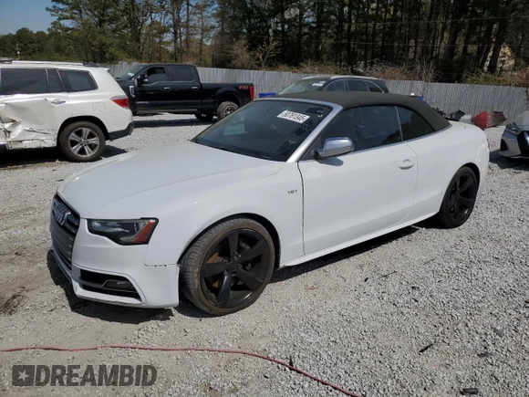 2014 Audi S5 Premium Plus z VIN WAUCGAFH2EN007003, wystawiony jako Copart lot #50761345 z przebiegiem 104 357 mil mil oraz Tytuł czysty. Historia ofert i sprzedaży dostępna na DreamBid. Obrazek 1.