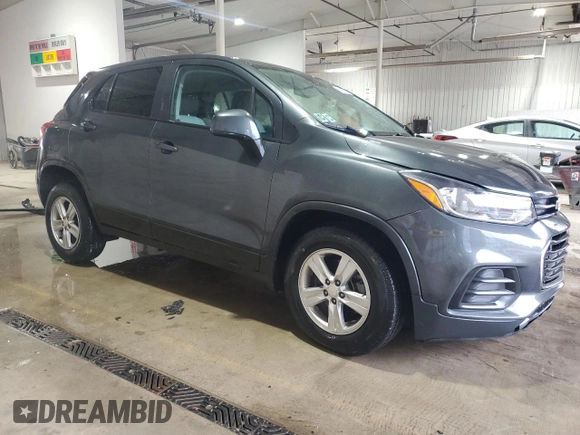 2019 Chevrolet Trax LS with VIN 3GNCJNSB2KL402153, listed as a Copart auction lot 54416695 with 41,249 mi miles and Salvage Title. Bid and sale history available at DreamBid. Image 4.
