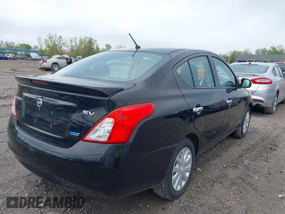 2014 Nissan Versa SV with VIN 3N1CN7AP2EK464770, listed as a IAAI auction lot 42191565 with 101,349 mi miles and . Bid and sale history available at carsss.com. Image 4.