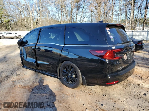 2023 Honda Odyssey Sport z VIN 5FNRL6H76PB068284, wystawiony jako Copart lot #47257125 z przebiegiem Nie podano mil oraz Szkoda całkowita • Salvage title. Historia ofert i sprzedaży dostępna na DreamBid. Obrazek 2.