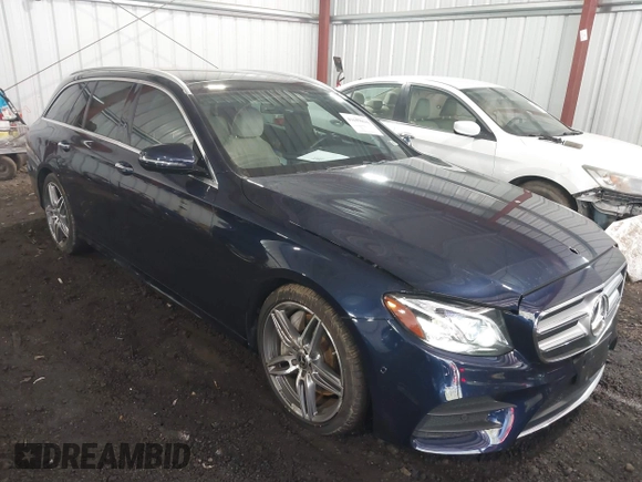 2019 Mercedes-Benz E 450 with VIN WDDZH6JB2KA609306, listed as a IAAI auction lot 41619816 with 55,593 mi miles and . Bid and sale history available at DreamBid. Image 1.