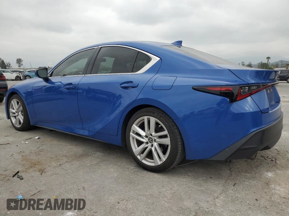 2022 Lexus IS with VIN JTHAA1D26N5122731, listed as a Copart auction lot 50445945 with 42,388 mi miles and Salvage Title. Bid and sale history available at carsss.com. Image 2.