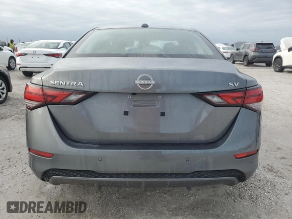 2024 Nissan Sentra SV with VIN 3N1AB8CV8RY251360, listed as a Copart auction lot 75135664 with Not Provided miles and Non Repairable. Bid and sale history available at DreamBid. Image 6.