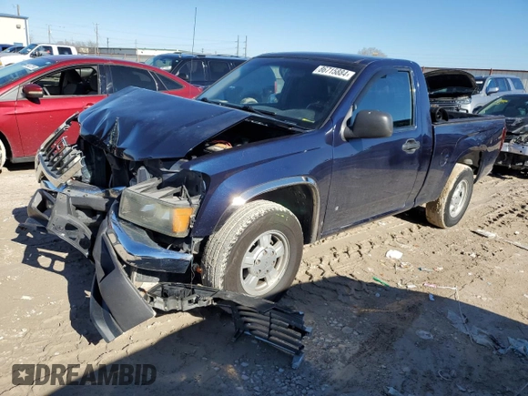 2007 GMC Canyon SL with VIN 1GTCS149978187238, listed as a Copart auction lot 86715884 with 152,292 mi miles and Salvage Title. Bid and sale history available at carsss.com. Image 1.