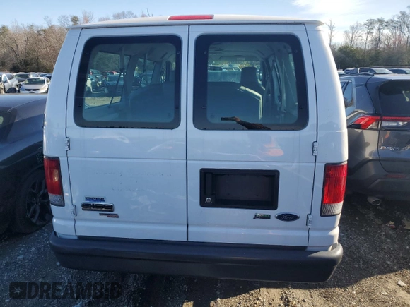 2013 Ford Econoline Passenger XL with VIN 1FMNE1BL4DDA74312, listed as a Copart auction lot 47883195 with 52,654 mi miles and Salvage title. Bid and sale history available at DreamBid. Image 6.